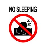 no_sleeping | Unsorted