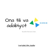 NeO Design | Ona tili, adabiyot, o'zbek tili (slaydlar)