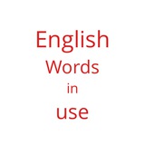 English words in use